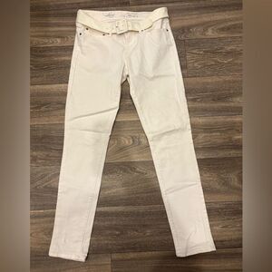 Levi's Cream Demi Curve Skinny Jeans